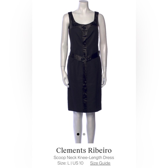Clements Ribeiro Shift Dress. Sleeveless with Scoop Neck.  Like New Condition! - Picture 3 of 9